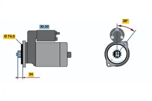 Хомут глушителя BOSCH 0 986 013 571