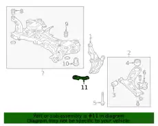 Кронштейн балки 62476K4000 HYUNDAI