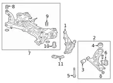 Кронштейн балки 62476K4000 HYUNDAI