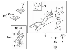Ограничитель крышки 92084FA000OE SUBARU