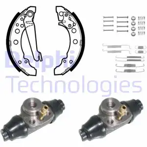 Тормозные колодки дисковые DELPHI 715