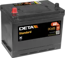 Аккумулятор DETA DC652 65 Ач 540 А 0 (-+) обратная