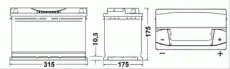 Аккумулятор DETA DB802 80 Ач 700 А 0 (-+) обратная