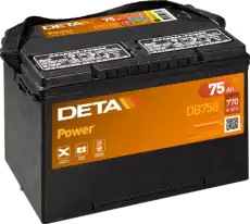 Аккумулятор DETA DB802 80 Ач 700 А 0 (-+) обратная