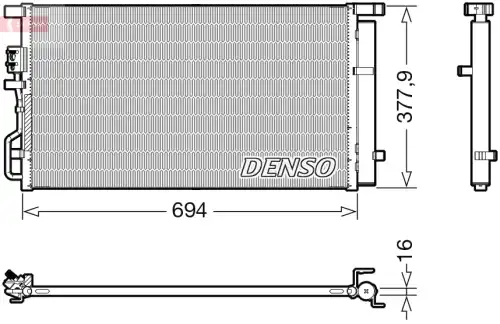 skraplaczTUCSON/SPORTAGE15-... DCN41019 DENSO