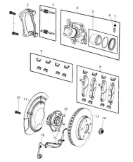 Тормозные колодки дисковые CHRYSLER 68044866AC