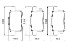 Тормозные колодки дисковые BOSCH 0 986 494 338