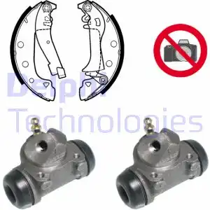 Тормозные колодки дисковые DELPHI KP 676