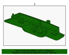 Фонарь габаритный GM 84849464