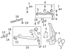 Рычаг подвески GM 84973287