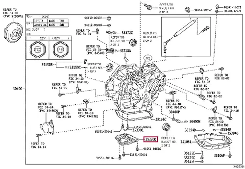Фильтр АКПП TOYOTA / LEXUS 353300W080