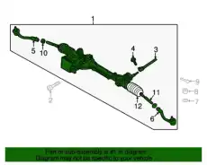 Рулевая рейка MOBIS 57700B1205