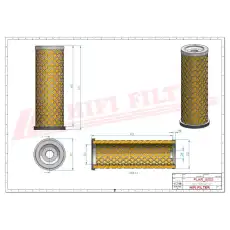 Воздушный фильтр SA18164 HIFI