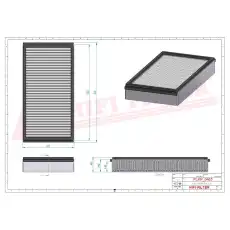 Салонный фильтр HIFI SC40114