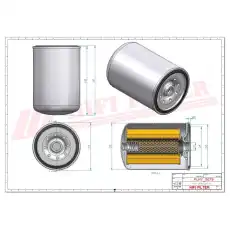 Фильтр масляный HIFI SH66273