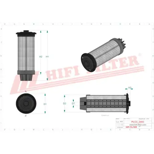 Топливный фильтр HIFI SN40858