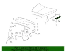 HINGE,HOOD (HOOD SI) 15865962 BUICK