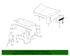 HINGE,HOOD (HOOD SI) 15865963 BUICK