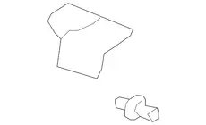BRACKET,HOOD STRUT (BODY SI)(INCLS 24) 20914972 BUICK