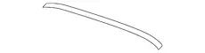 WEATHERSTRIP,HOOD FRT 25805472 BUICK