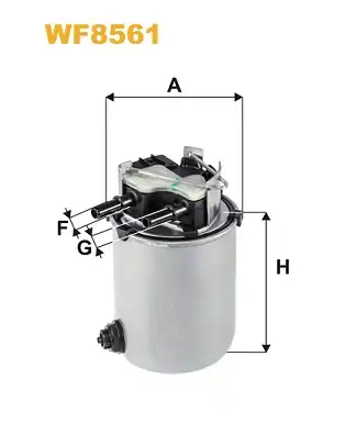 Топливный фильтр WF8561 WIX