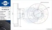 Тормозной диск ROTINGER RT 1302-GL T9