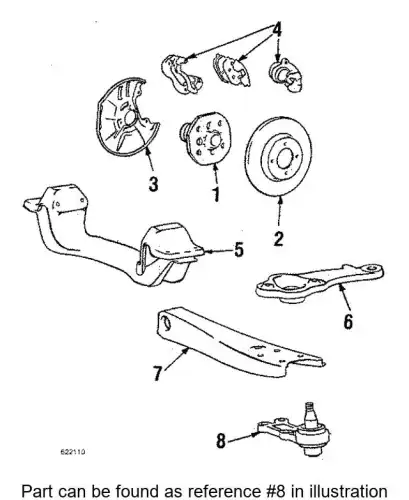 Шаровая опора MITSUBISHI MB185329