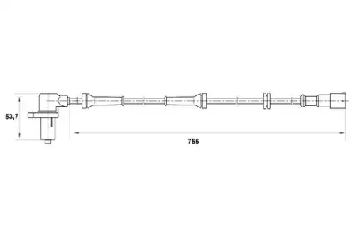 Датчик ABS BOSCH 0 265 006 139