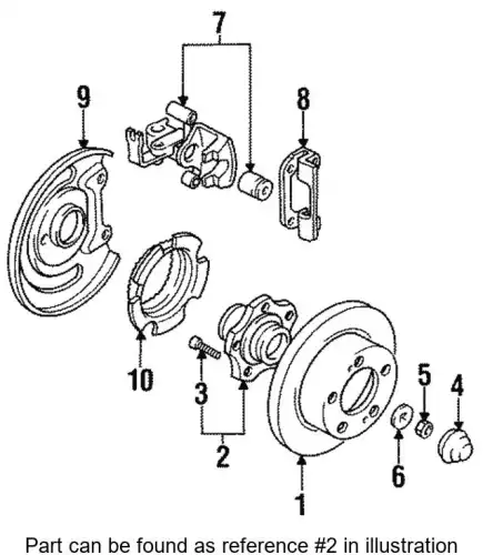 подшипник ступицы задней Mits MB515400 MITSUBISHI
