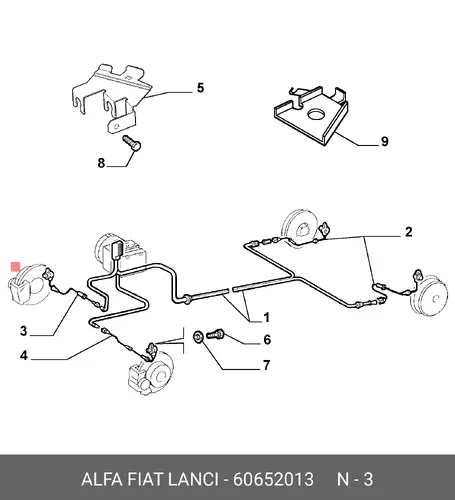 Датчик ABS FIAT 60652013