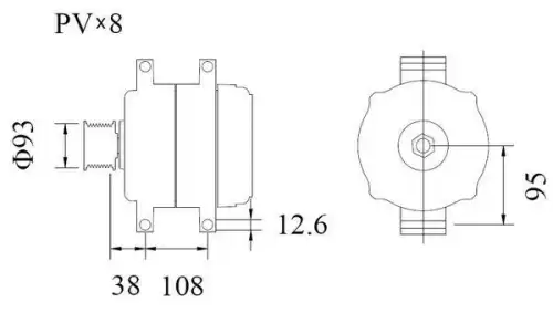 Генератор MAHLE MG 1026