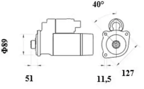 Starter MS 972 MAHLE