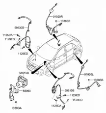 Датчик ABS HYUNDAI / KIA 59830H5000
