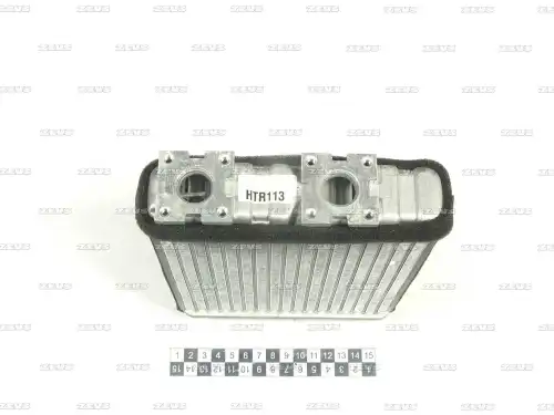 Радиатор печки ZEVS HTR113