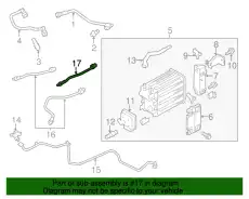 BL3Z 9G444 A Датчик кислородный FORD