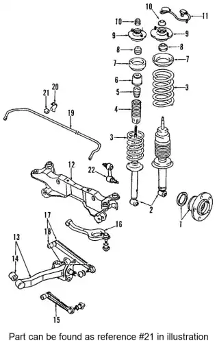 ВТУЛКА СТАБИЛИЗАТОРА MB870662 (MITSUBISHI)
