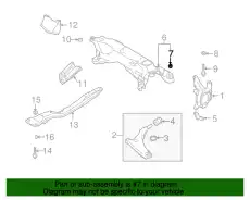 с/б подрамника задний Mits MB949518 MITSUBISHI