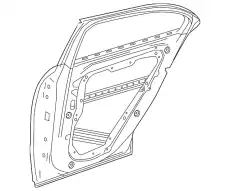 Door Shell !Left \15>20 MB GLA 250 2.0L L4 156 730 01 05 64