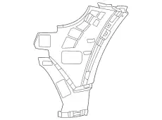 Lower Bracket !Left \20>23 MB GLB 250 2.0L L4 247 885 85 02