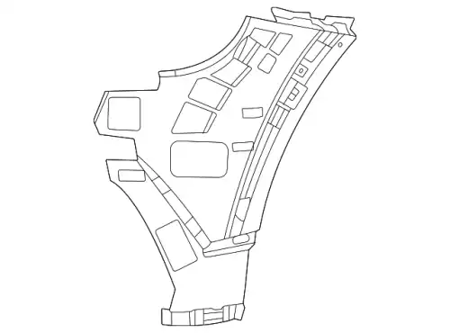 Lower Bracket !Left \20>23 MB GLB 250 2.0L L4 247 885 85 02