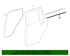 Уплотнитель двери MB 253 730 88 04