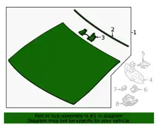 Windshield !Front \MB 257 670 59 00