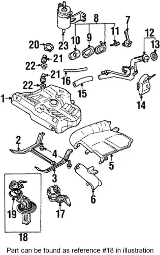 Элемент системы питания XS4Z 9H307-AB FORD