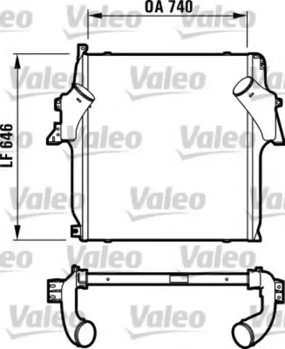 Интеркулер VALEO 817047