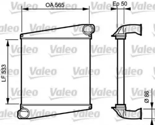 Интеркулер VALEO 818871