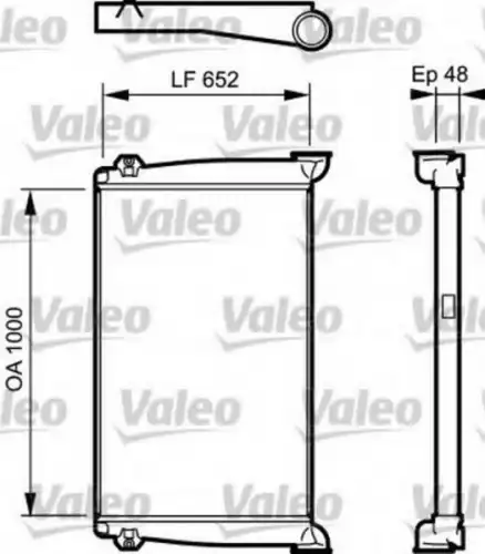 Интеркулер VALEO 818775