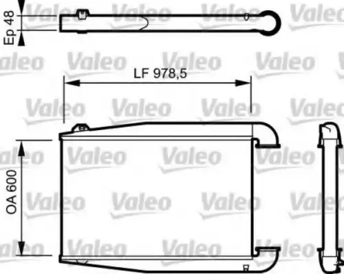 Интеркулер VALEO 818774
