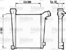 Интеркулер VALEO 816917