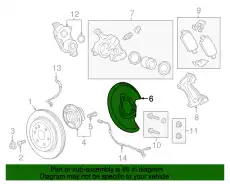 SHIELD,RR BRK(ACDelco #22995249) GMC