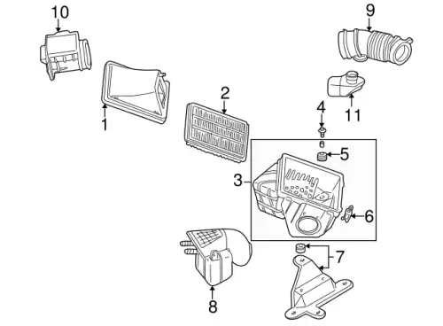 Фильтр воздушный MITSUBISHI MR571471